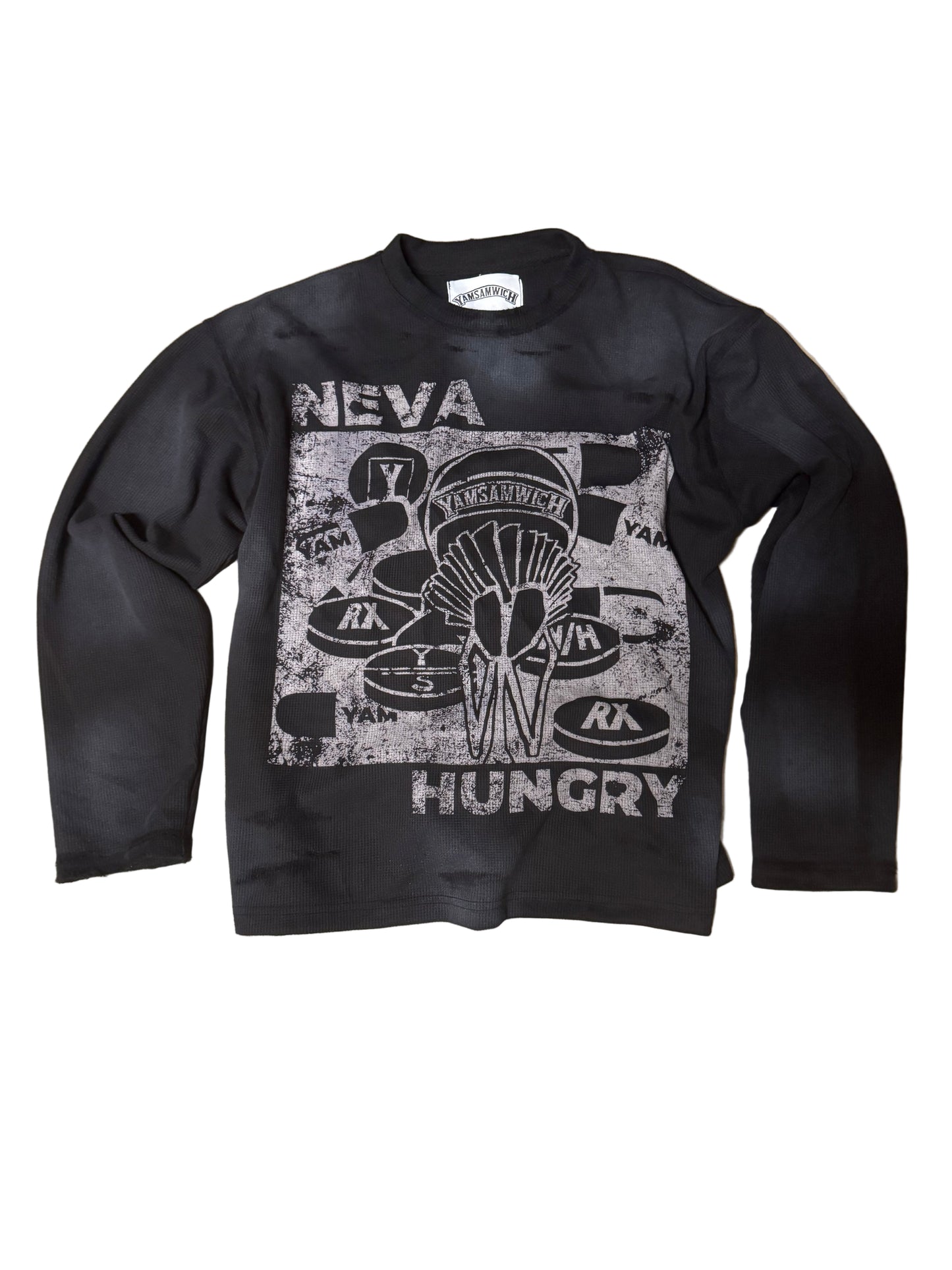 "Neva Hungry" Long Sleeve Thermal
