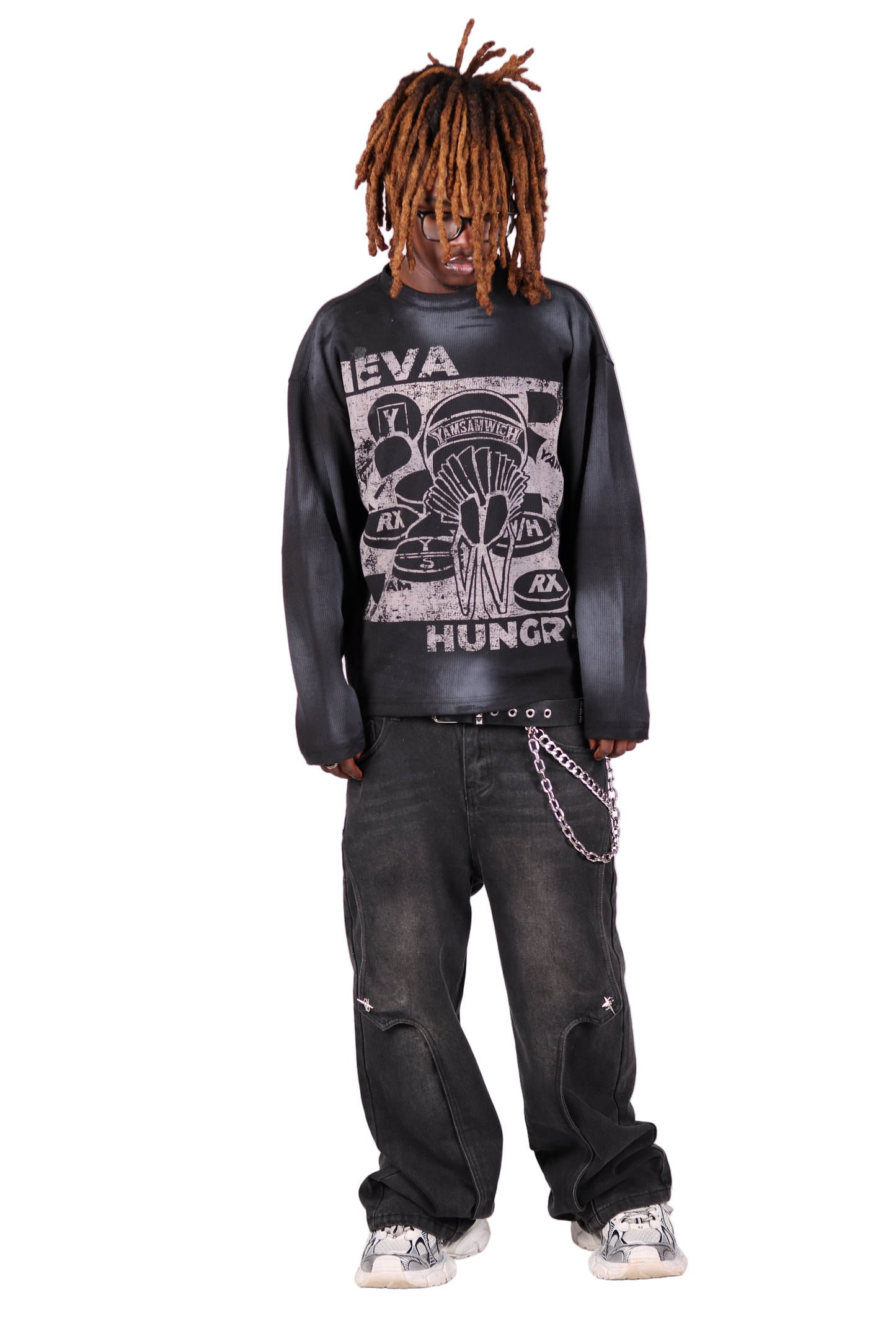 "Neva Hungry" Long Sleeve Thermal