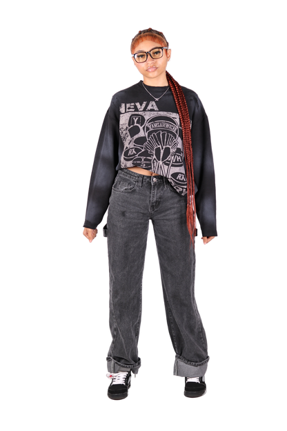 "Neva Hungry" Long Sleeve Thermal